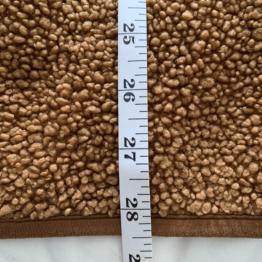 Old Navy Tan Sherpa Zip-Up Hoodie - Picture 6 of 6